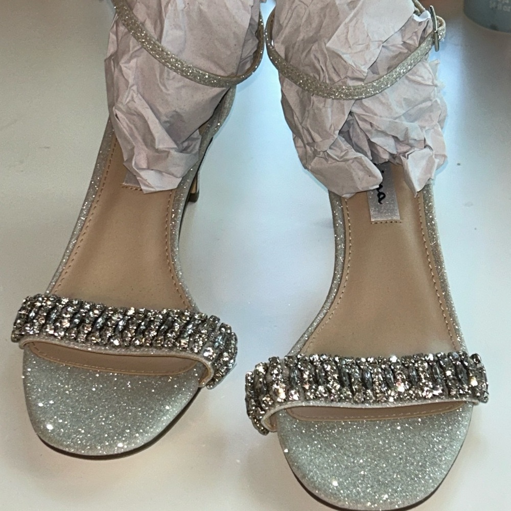 Nina Elegant Silver Women's Sandals